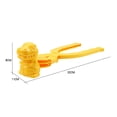 thumbnail image 2 of Juguetes de Actividades Zulema Clip para hacer bolas de nieve amarillo, 2 of 8