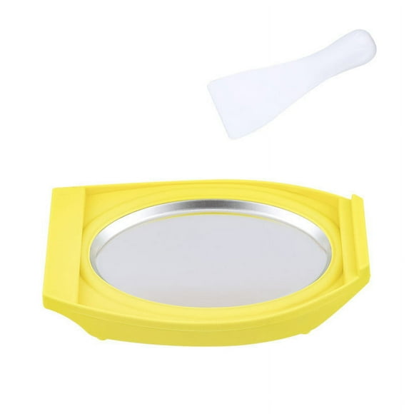 EGNMCR Yogurt Homemade DIY Ice Cream Ice Cream Maker Unplugged Stainless Steel Ice Tray fried ice machine