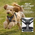 thumbnail image 6 of BARKBAY No Pull Dog Harness Front Clip Heavy Duty Reflective Easy Control Handle for Large Dog Walking(Grey,XS), 6 of 11