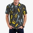 thumbnail image 1 of Fotbe Repair tools (2) Camiseta Polo de Golf para Hombre con Estampado – Camisa Deportiva Transpirable con Cuello Abotonado-Small, 1 of 6