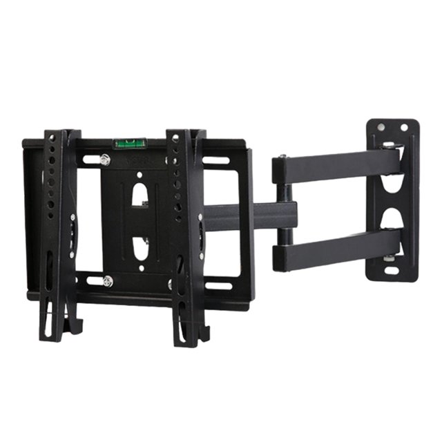 Soporte de montaje en pared para TV, rotación de extensión inclinable de 15 degree, fácil de instalar, soporte de montaje en pared de 6 brazos práctico y para 14 a 42 pulgadas