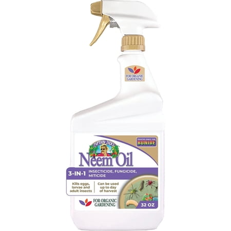 Bonide Captain Jack s Neem Oil  32 oz Ready-to-Use Spray  Multi-Purpose Fungicide  Insecticide and Miticide for Organic Gardening