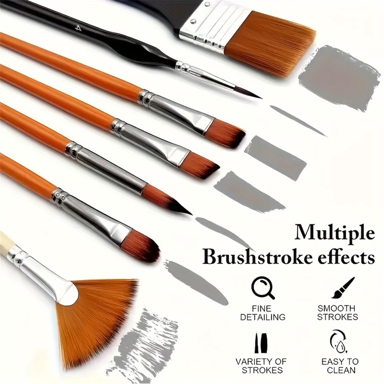 Professional 29-Piece Art Set: Train-Shaped Automatic Water-Cycle Paint Brush Cleaner with Palette and 28 Premium Nylon Paintbrushes for Kids, Students, and Artists
