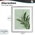 thumbnail image 4 of Stupell Industries Victorian Gentle Lily of Valley Gray Framed Print Under Glass, 17 x 21, by Grace Popp, 4 of 8
