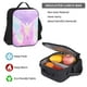 thumbnail image 5 of Easygdp Purple Sparkling Butterfly Mochila para Niños y Niñas con Set de Caja de Almuerzo y Estuche para Lápices 3 en 1, Mochila Escolar Estampada para Adolescentes, 5 of 7