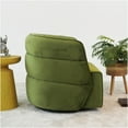 thumbnail image 5 of JERFIT Walden Velvet Swivel Chair Green Mid-Century Modern Accent Armchair for Living Room, Home Office, 5 of 9