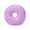 Purple, variant on 1 Pieces 2.76 Inch Assorted Donut Dog Chew Christmas Toy with Squeakers Rubber Dog Toy Pink Yellow Black for Interactive Play Small to Medium Dogs Puppy Aggressive Chewers