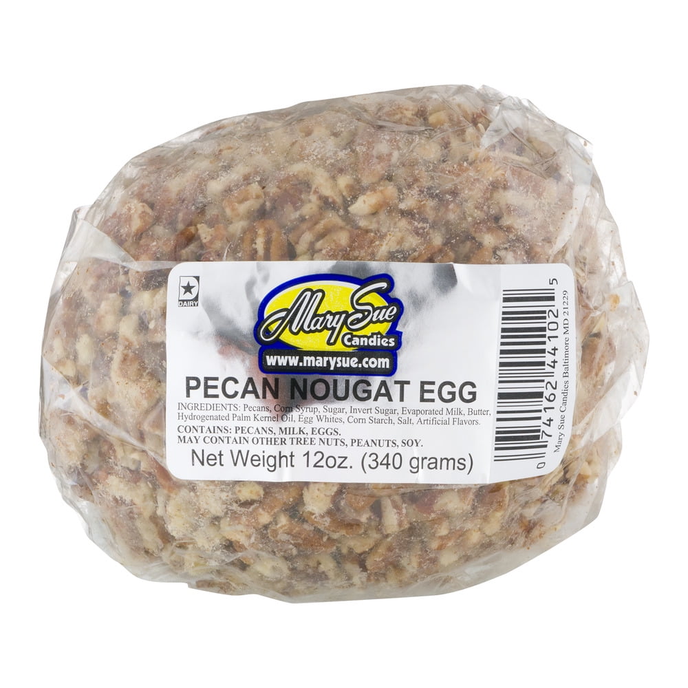 Mary Sue Pecan Nougat Egg Candy, 12 Oz.