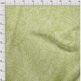thumbnail image 4 of oneOone Tissu Polyester Lycra Vert2 Feuilles Matériel de Robe Tissu Imprimé Tissu au Mètre 56 Pouces de Large, 4 of 5
