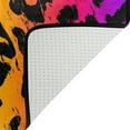 thumbnail image 5 of Dreamtimes Leopard Rainbow Pattern Area Rug, 36"x24" Colorful Printed Non-Slip Washable Indoor Door Mat, Absorbent Floor Mat for Bedroom Kitchen Entryway Bathroom, 5 of 7