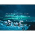 thumbnail image 2 of ArtsyQuotes 32x25 White Modern Wood Framed Museum Art Print Titled - Parks Cousins Quote: How Things Look, 2 of 4