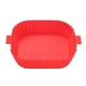 thumbnail image 1 of 2 moldes cuadrados para pasteles con disco antiadherente para freidoras de aire (rojo), 1 of 6