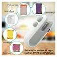 thumbnail image 3 of 5pcs Portable Sealer Machine Heat Sealer Machine Bag Sealer Mini Heat Bag Sealing Machine Packa Sealer Bags Plastic Food Sealer Clip Bag Handheld Sealer Food Packaging Heat Sealer ,Easy Operation, 3 of 6