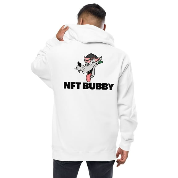 NFT BUBBY Unisex fleece zip up hoodie