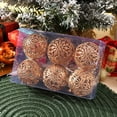thumbnail image 5 of 6 bolas de Navidad de 6 cm para decorar el árbol de Navidad, colgantes para colgar en el hogar, decoración para fiestas, Año Nuevo 2024, 5 of 5