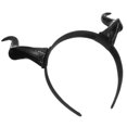 thumbnail image 1 of Devil Horns Headband: Halloween Fancy Dress Cosplay Hairband - Devil Costume Prop for Women Men Teen Girls Carnival Stage Performance, 1 of 4