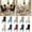 Brown, variant on Clearance! Seat Covers for Dining Chairs Dining Chair Covers Chair Slipcover Super Fit Stretch Kitchen Chairs Slipcovers Removable Washable Chairs Seat Slipcover for Dining Room Kitchen Banquet