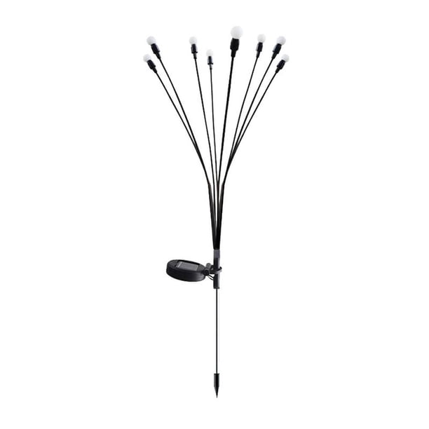 Lámpara 2 uds luz Solar de jardín uso conveniente para la decoración del patio del paisaje del jardín del hogar (luz de color + 8LED