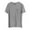 Grey, variant on Rigardu T Shirts for Man Mens T Shirts Men's Solid Fitness Large Sports T Shirt Men's Elastic Cotton Pocket Short Sleeve Summer V Neck Shirt