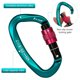 thumbnail image 2 of MABOTO Hebilla montañista, tornillo carabinero pesado en forma D Hebilla 25kn Carabiner profesional Carabiner pesado en forma D Carabiner Pesado en forma D Ascenso de servicio pesado Adben, 2 of 8