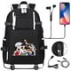 thumbnail image 3 of Anime Dibujos Animados Inuyasha USB Gran Capacidad Joven Estudiante Mochila Hombres Mujeres Ocio Viaje, 3 of 4