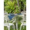 thumbnail image 3 of Outdoor Tablecloth with Umbrella Hole for Patio/Picnic/Party/Camping, Sage Green Waterproof Table Cloth Round Cover Washable, Modern Abstract Minimalist Aesthetic Art (Dia 54"), 3 of 9