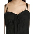thumbnail image 4 of Time and Tru Women's Cross Back Dress with Tiered Skirt, Sizes XS-XXXL, 4 of 6