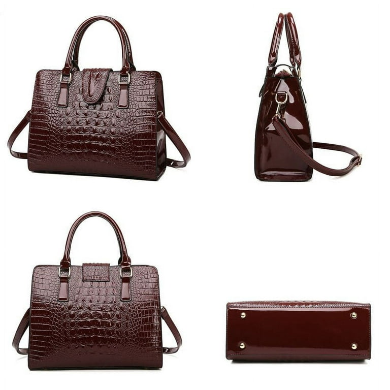 Women's Patent Leather Designer Handbags & Wallets