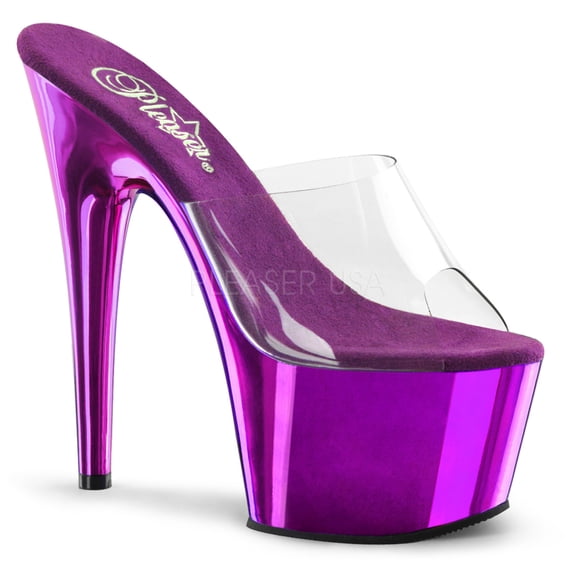 ADORE-701, 7'' Stiletto Heel  Slide Sandal