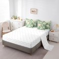 thumbnail image 5 of Castle Fairy Women Girls Teens Spring Graden 7Pcs Bedding Comforter Set,Chic Flower Queen Bedding Sets Super Cozy,Botanical Plants Queen Sheet Sets,Ultra Soft Home Decor, 5 of 8