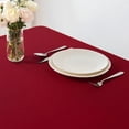 thumbnail image 3 of Mantel maxmill Jacquard rectangular de 152 x 356 cm, rojo, impermeable, 3 of 9