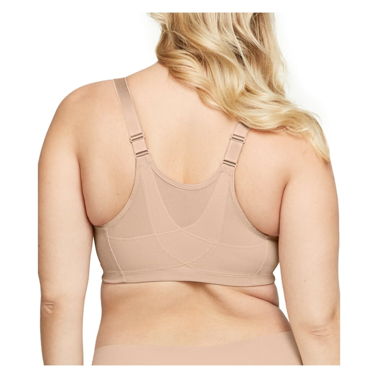 MagicLift Front-Closure Posture Back Bra Cafe Band, 40