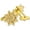 Gold, variant on 's Nautical Captain Wheel Cufflink Set