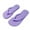 Purple, variant on VerPetridure Slippers for Women Slippers Summer Outside Wear Couple Slippers Soft Sole Non-slip Solid Color Women's Sandals Flip Flops Beach Shoes