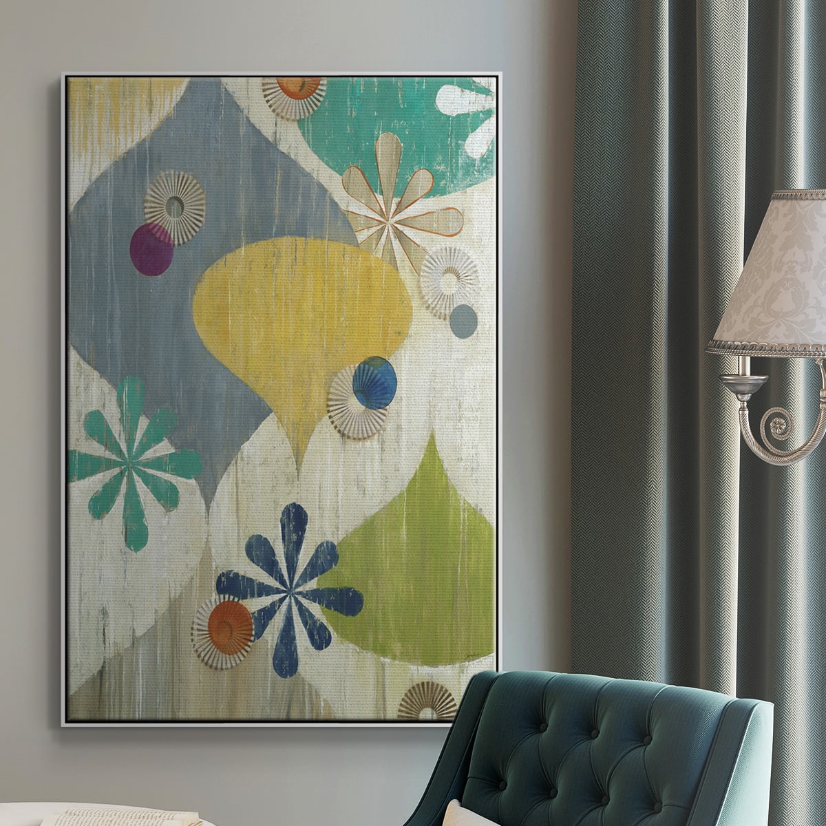 Asterisk Framed Premium Gallery Wrapped Canvas - Ready to Hang