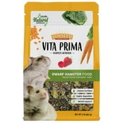 Sunseed Vita Prima Dwarf Hamster Food - Dry Food for Dwarf Hamsters - Vitamin-Fortified With Essential Nutrients - Supports Healthy Digestion and Healthy Teeth, 2 lb