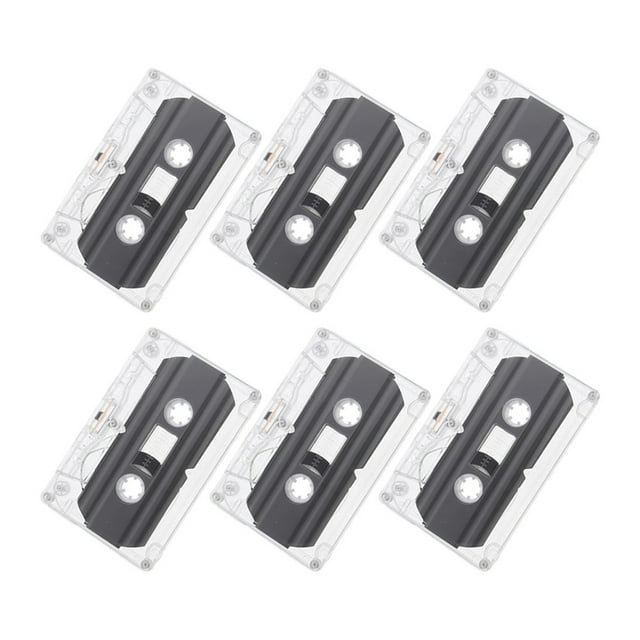 6 uds cintas de Audio en blanco cinta de casete vacía DIY cintas de casete en blanco grabables de 30 minutos para saludo