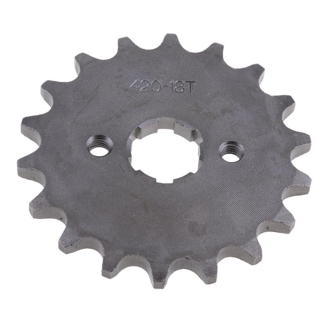de Cadena Dentera Pieza Repuesto Metal para Dirt Bike - diámetro 75mm,18T Macarena Piñón frontal de 18 dientes Piñón