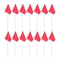 thumbnail image 2 of LOLIPPYY 60pcs Utility Flags - High Visibility Red Marking Flags Steel Wire Marker for Outdoor Use Lawn Agriculture Landscaping & Safety Applications, 2 of 8