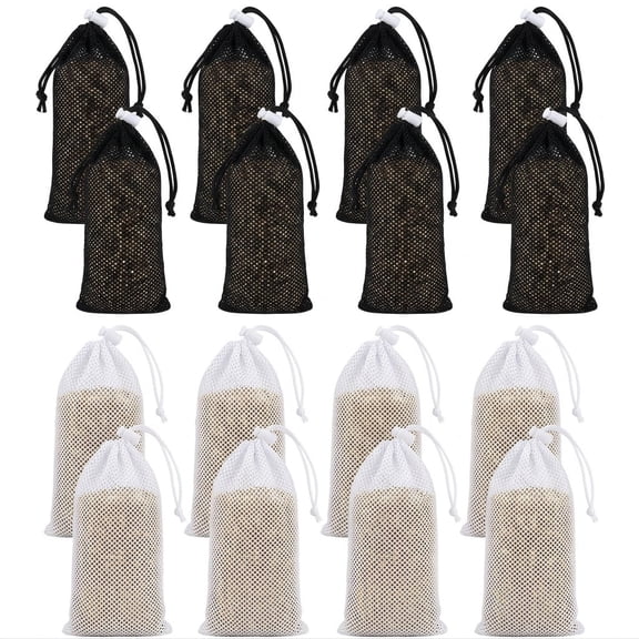 16PCS 4.7" x 11" Finch Sock Feeder for Outdoor, Durable Thistle Seed Feeder Sacks, Wild Bird Food Supply Tools for Garden Yard Wild Finch Feeding