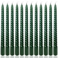 thumbnail image 1 of Vela Peytanger de 25 cm Verde Espiral Cono - Paquete de 12, 1 of 7