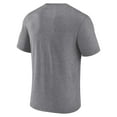 thumbnail image 3 of Men's Fanatics Heather Gray Chicago Bears Warped Block Tri-Blend T-Shirt, 3 of 3