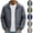 Dark Gray, variant on HAJWOH Men's Lightweight Stand Collar Jacket Windproof Softshell Zip Up Outerwear for Spring Fall Hiking Travel Casual