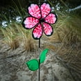 thumbnail image 2 of In the Breeze 2641 — 13.5-Inch Peony Spinner with Leaves, Realistic Printed Flower Spinner, 2 of 4