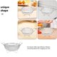 thumbnail image 3 of unbranded Colador De Cocina Con Malla De Acero Inoxidable Reforzado Con Doble Sujeción, 3 of 8