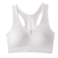 thumbnail image 2 of Naittoop Front Zipper Sports Bras for Women Wirefree Post Surgery Bra Front Closure Racerback Compression Mastectomy Bras, 2 of 5