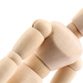 thumbnail image 4 of SoarUp 4.5in Human Action Figure Model, Manikin Mannequin Wood Movable Model,for Drawing, Sketching, Painting, Artist,Cartoon Figures Action, 4 of 8