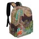 thumbnail image 2 of Chica de Pelea Invencible-theme Backpack, Campus style schoolbag Bookbag with Adjustable Shoulder Straps And Large Zip Compartment, Unisex Travel Bags.42x30x15cm, 2 of 6