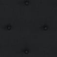thumbnail image 6 of Emma + Oliver Queen Panel Tufted Platform Bed/Memory Foam Mattress in Black Fabric, 6 of 6
