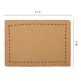 thumbnail image 6 of Unique Bargains 4pcs Washable Kitchen Table Mat Brown 15.7"x11.8", 6 of 6